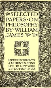 Cover of Selected papers on philosophy